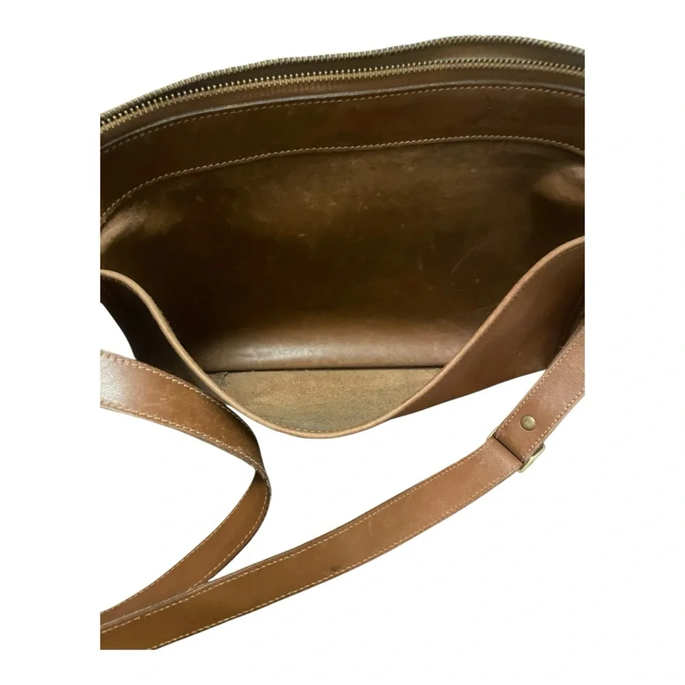 GHURKA No 8 Marley Hodgson The Courier Leather Messenger Bag Briefcase Brown VTG